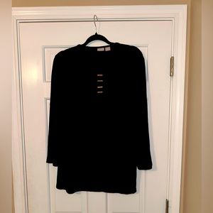 XL/Size 16 Elegant Chico’s Blouse (Size 3), High Quality Fabric